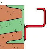 Rail guia para pasarela KBS - metro -