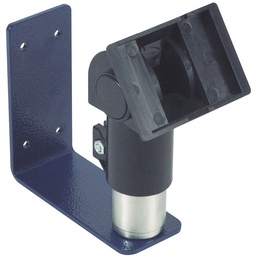 [05225] Soporte pared acero azul c/rotula ABS